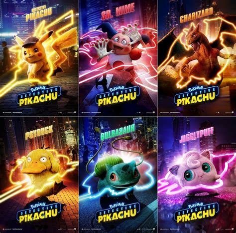 detective pikachu characters|Every Pokémon In Detective Pikachu .